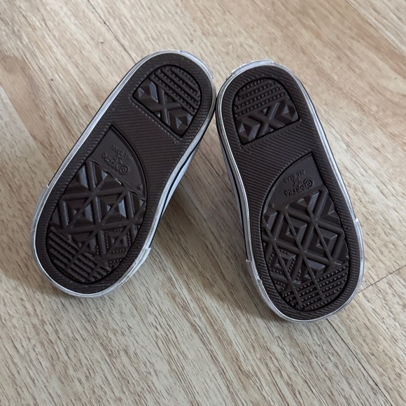 Brown Kids High-Top Sneakers - Picture 4 of 5